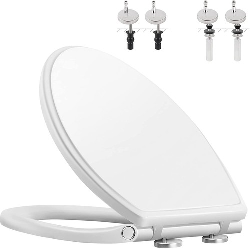 Toilet seat with - with, quiet