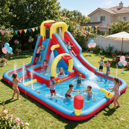 22in1 kids inflatable - 22in1, water