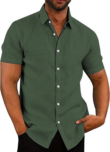 Men button down dress shirt - down,