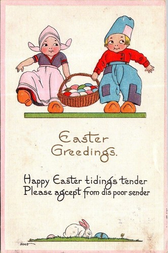 Vtg holiday easter dutch - holiday, &