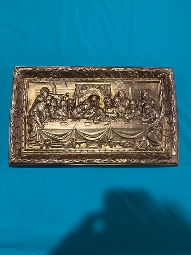 Vintage gold bronze plaster - bronze,