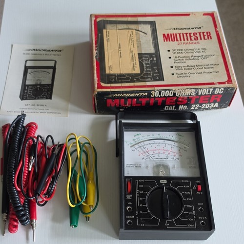 Vintage micronta analog cat - vintage, ii