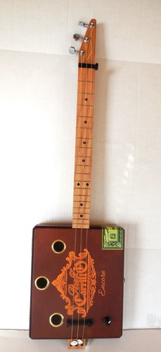 Cigar box guitar string - box, 3