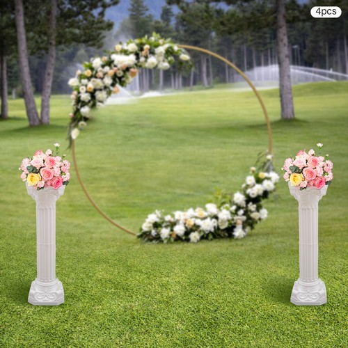 4pcs white roman columns set - roman,