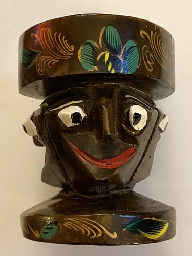 Vintage tiki candle - vintage, stand
