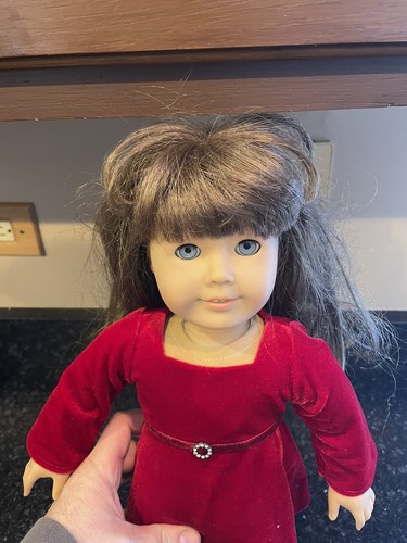 American girl doll - american, brown
