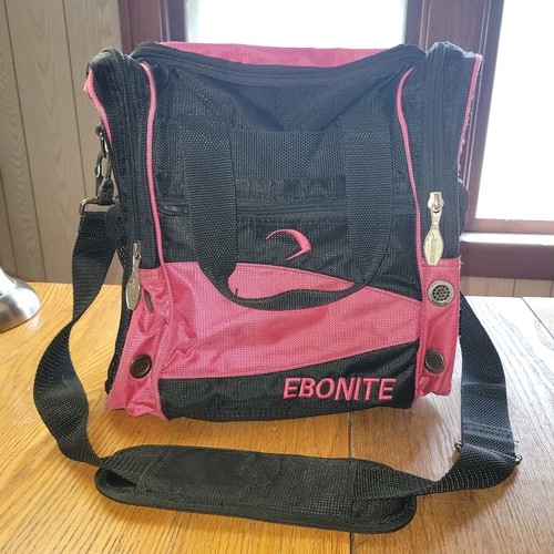 Vtg ebonite bowling - ebonite, bag
