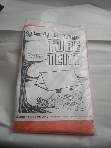 Vintage tube tent - vintage,