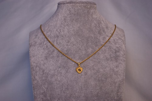 18k saudi gold necklace with - 18k,