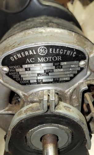 Vintage electric motor - vintage, ge