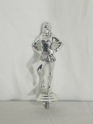 Vintage silver cheerleader - vintage,