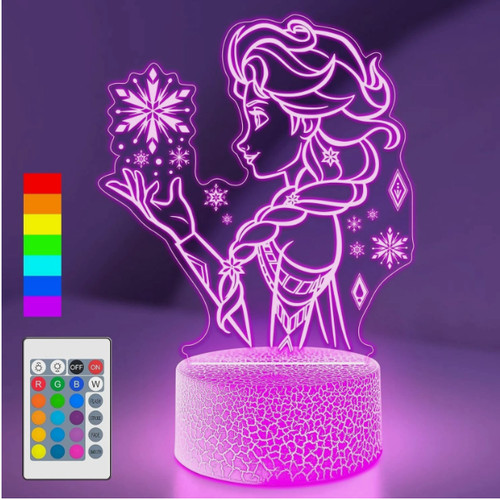 Frozen elsa led night light - led,