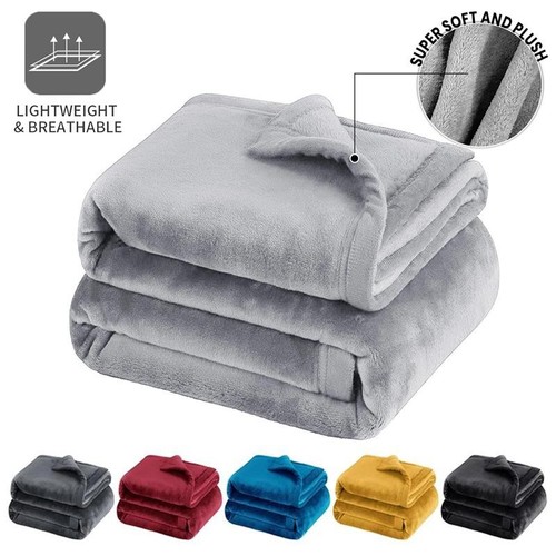 Large plush fleece throw - plush,