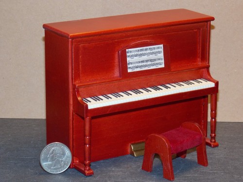 Dollhouse miniature upright - dollhouse,