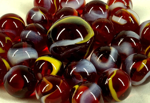 Glass marbles fire - 25,