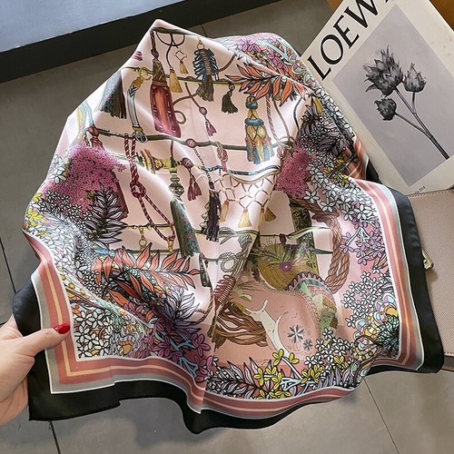 100 silk square scarf - 100%,