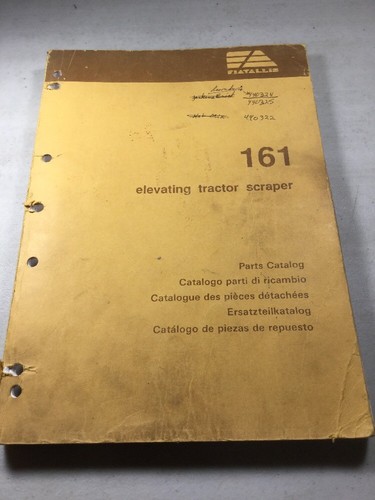 Fiat allis 161 tractor scraper - 161,