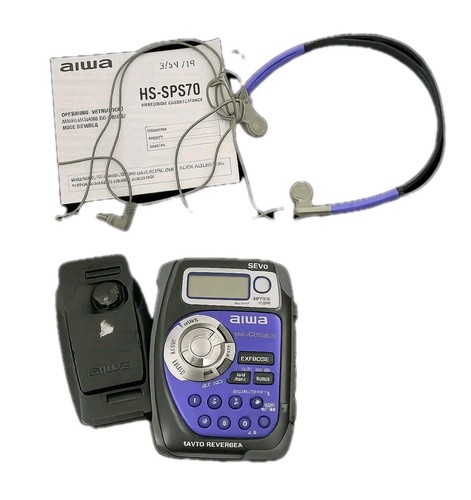 Aiwa sp570 cross trainer - aiwa, hs-sp570