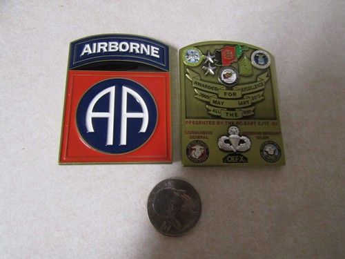 Challenge coin 82nd airborne - challenge,