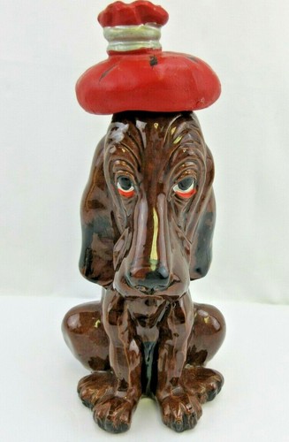 Vintage ceramic decanter sad - ceramic,