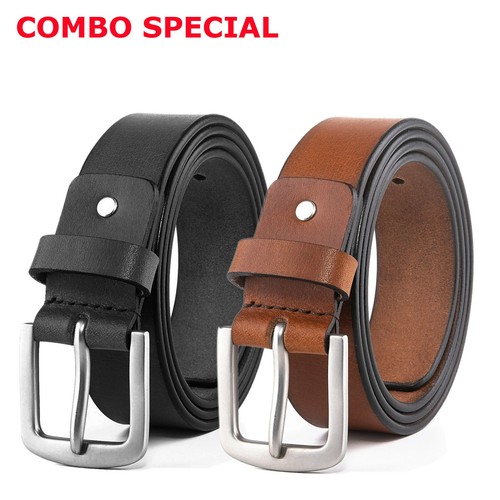 Men belts genuine leather - belts,