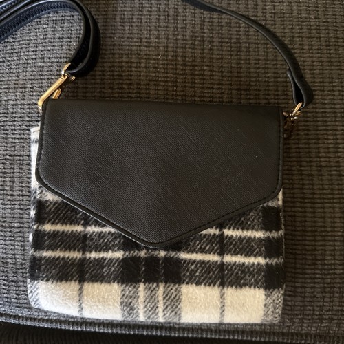 Cato black and white plaid - and,