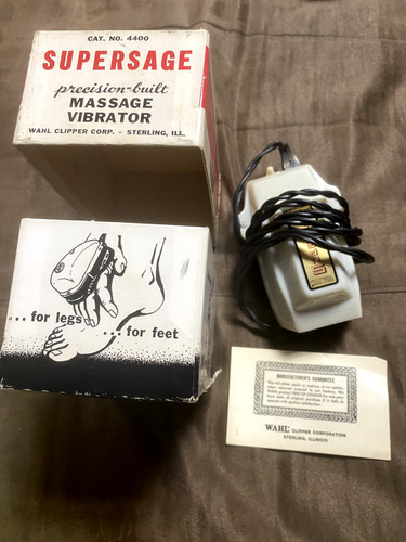 Vtg wahl hand held massager - hand,
