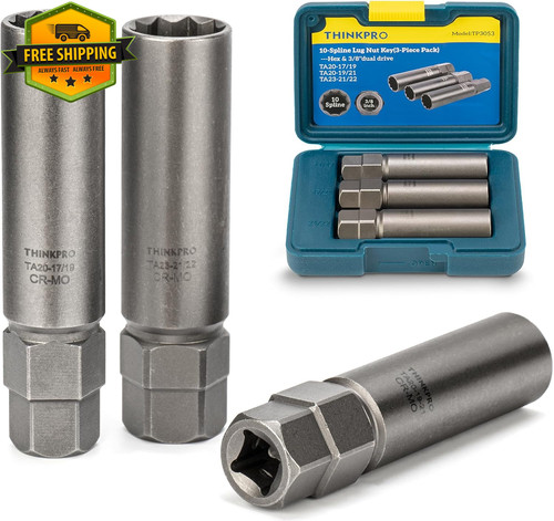 Spline lug nut socket - spline,
