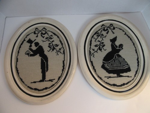 Finished needlepoint shadow - finished,