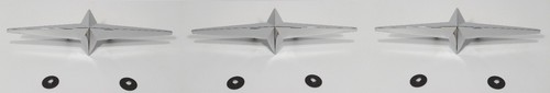 Three chrome star - chrome,
