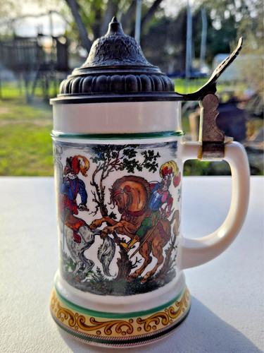 Vintage german beer stein - german, –