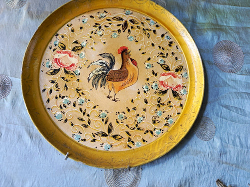 Round painted metal - round, 14