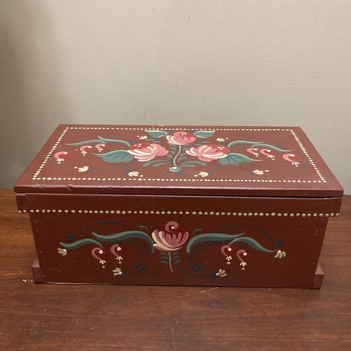 Vintage tole paint wooden - tole,