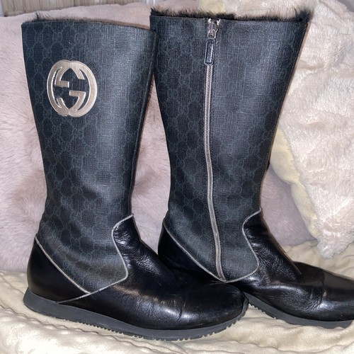 Gucci logo winter boots snow - gucci,