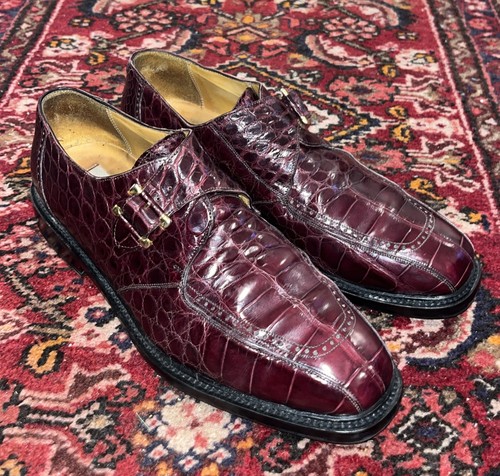 Mezlan mens burgundy genuine - mezlan,