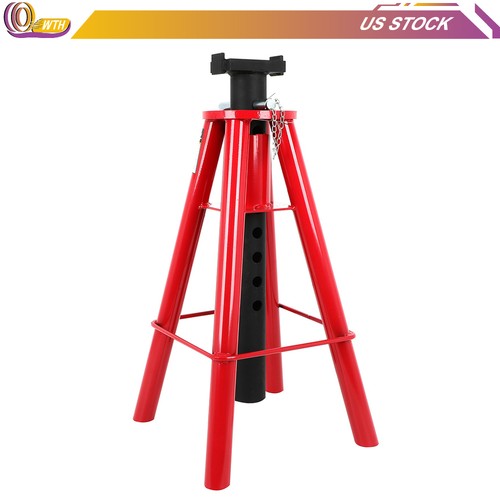 Ton red manual jack stand - 10,