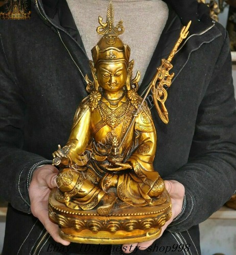 Old tibet buddhism - 12", bronze