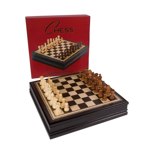 Kavi inlaid wood chess board - inlaid,
