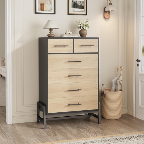 Tall drawer dresser 6 - tall, 6-drawer