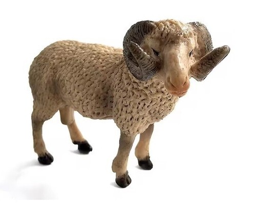Male sheep animal toy - male, pvc