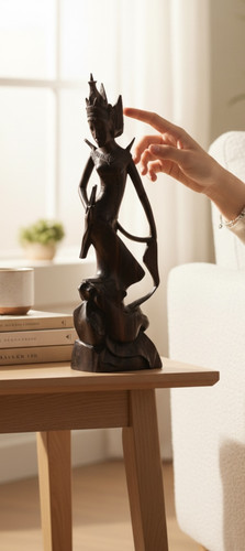 Vintage balinese hand carved - vintage,