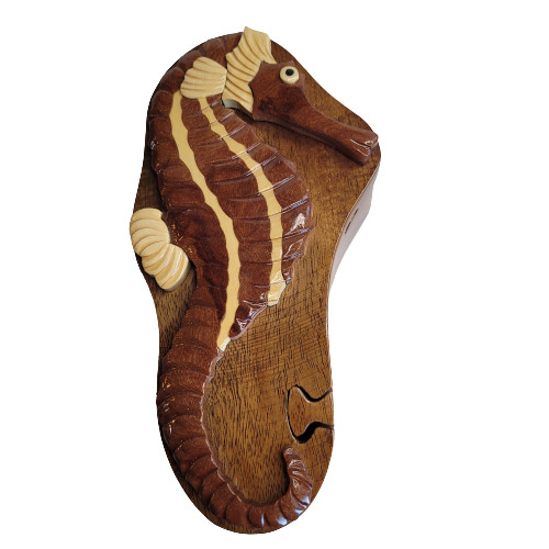 Sea horse secret puzzle - horse,