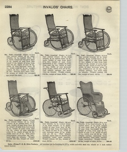 1918 paper invalid wheel - paper, ad