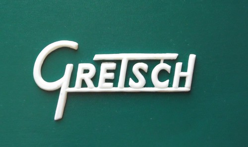 Gretsch white amp logo - gretsch,