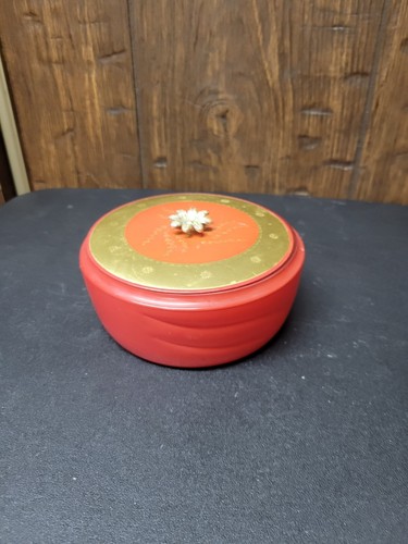 Avon powder puff container - puff,