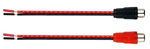 Speaker wire rca terminal - wire, to