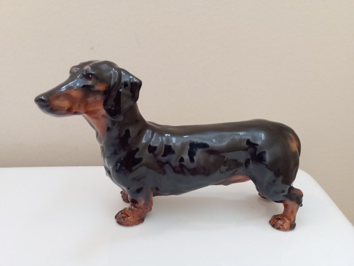Dachshund dog figurine royal - figurine,