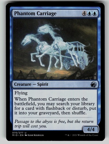Phantom carriage innistrad - carriage, 70