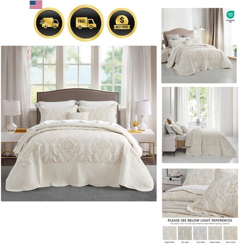 Oversized bedspread coverlet - oversized,