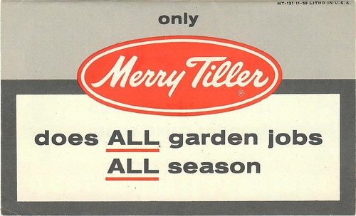 Merry tiller brochure roto - tiller,